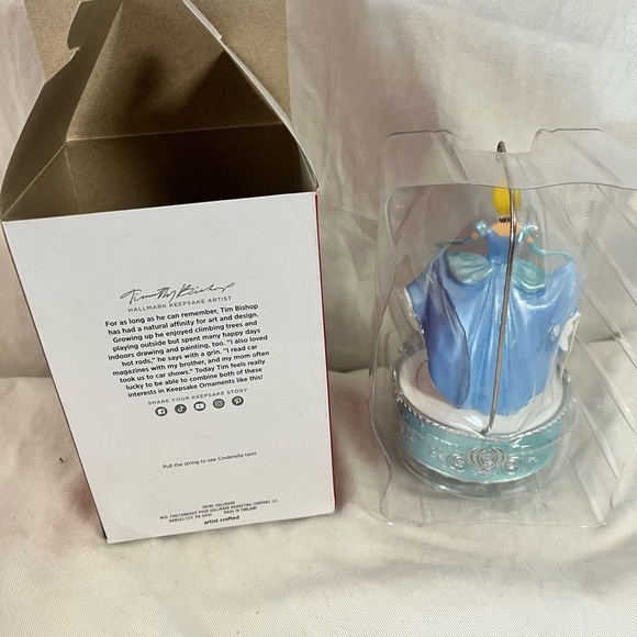 Disney Cinderella Blue Keepsake Ornament 2024 hallmark - Picture 2 of 2